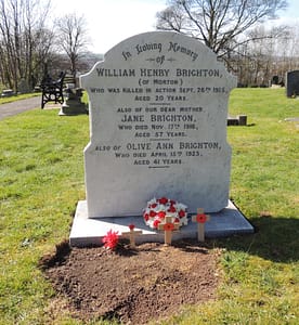 Drummer William Henry Brighton's Restored Headstone