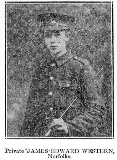 Private James Edward Western