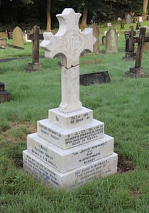 Lance Cpl. George Robert Ingle's headstone after restoration