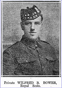 Private Wilfred Basil Bower
