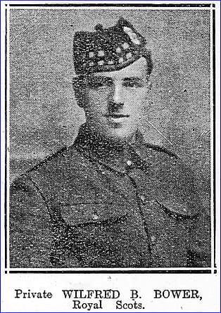 Private Wilfred Basil Bower