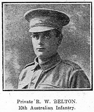 Private Robert William Belton