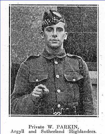 Private William Frank Parkin