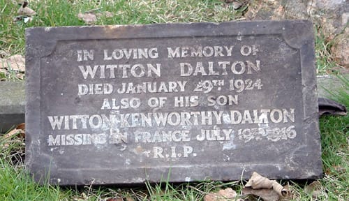 Private Witton Kenworthy Dalton